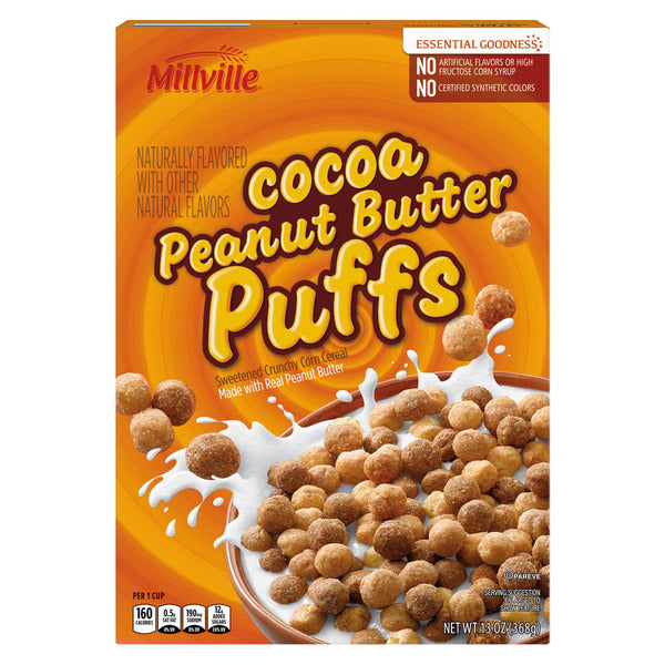 Millville Cocoa PB Puffs_Marshmall, Cocoa PB Puffs 13 oz