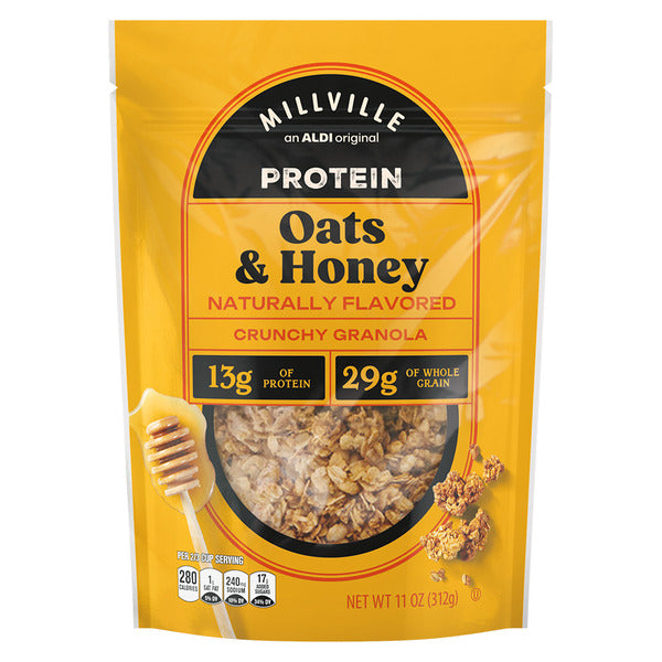 Millville Oats 'n Honey Protein Crunchy Granola 11 oz