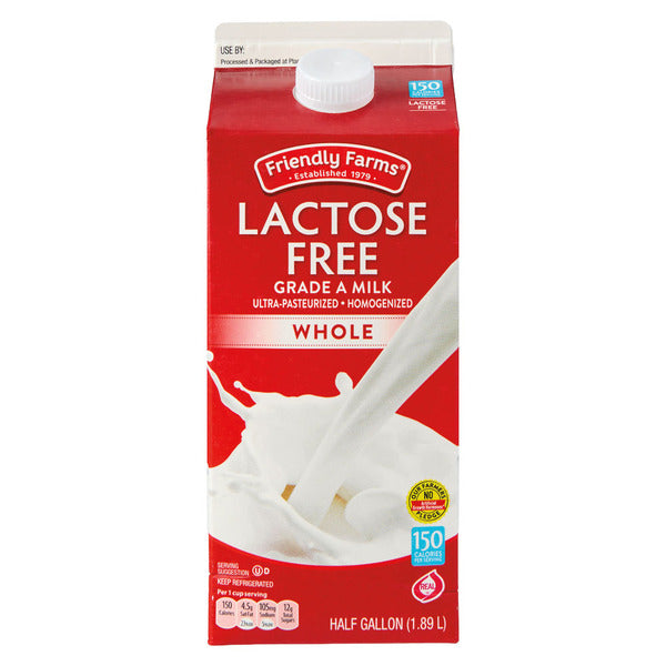 Friendly Farms Lactose Free Whole Milk 64 fl oz