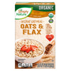 Simply Nature Organic Oats and Flax Instant Oatmeal Packets, 8 count 11.29 oz