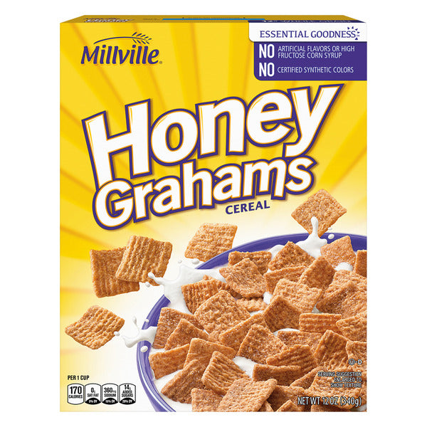 Millville Honey Graham Squares 12 oz