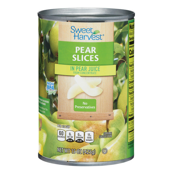 Sweet Harvest Pear Slices in Pear Juice 1 each