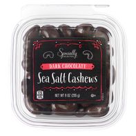 Specially Selected Dark Chocolate Sea Salt Cashews 9 oz