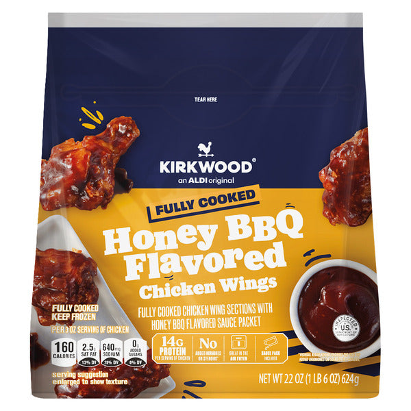Kirkwood HBBQ Chicken Wings 22 oz