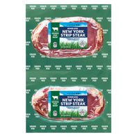 USDA Grass Fed Boneless New York Strip Steak, per lb About 1.56 lb