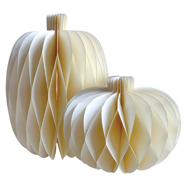 The Halloween Collection Cream Paper Halloween Pumpkins 1 each