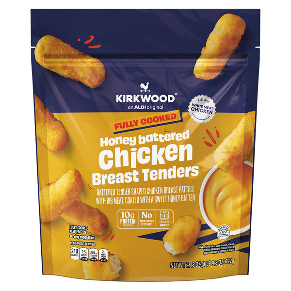 Kirkwood Honey Battered Chicken Breast Tenders 25.5 oz