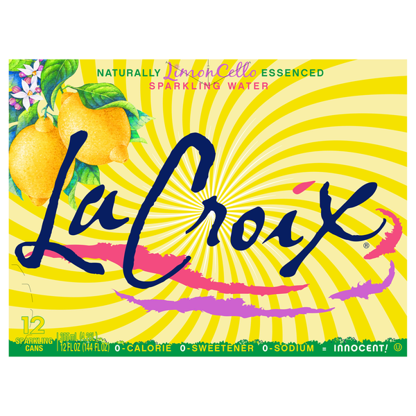 La Croix LimonCello Sparkling Flavored Water 12 fl oz