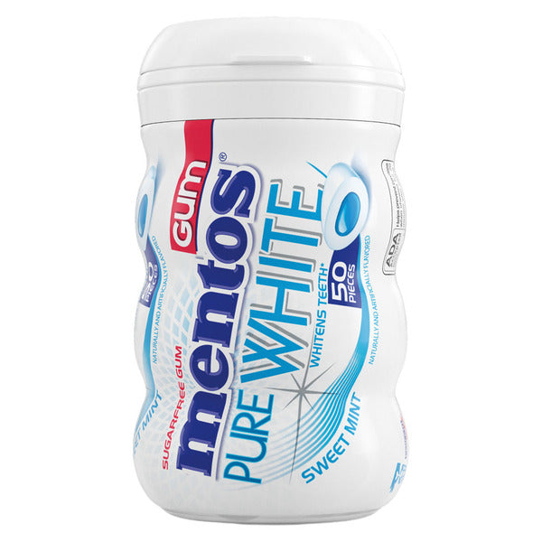 Mentos Pure White Gum 50 ct