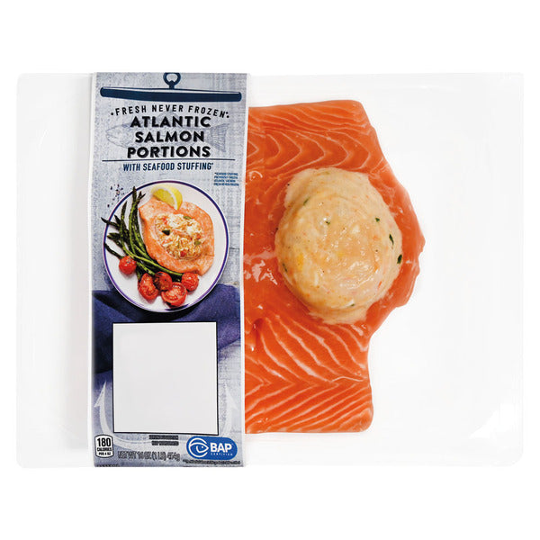 Stuffed Atlantic Salmon Portions 16 oz