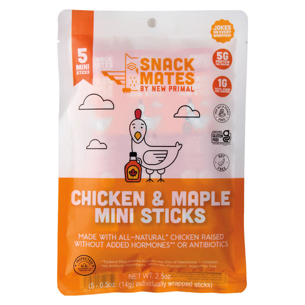 The New Primal Chicken and Maple Snack Mates 5 cThe New Primal Chicken and Maple Snack Mates 5 c