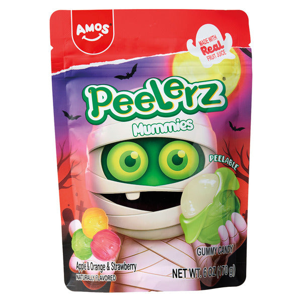 Amos Peelerz Mummies Gummy Candy 5.984 oz