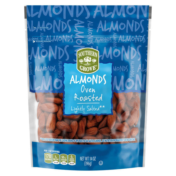 Southern Grove Lightly Salted Oven Roasted Almonds 14 oz