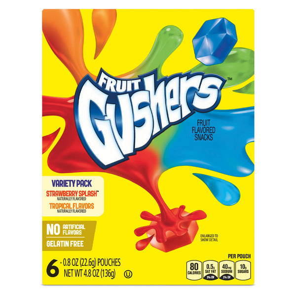 Betty Crocker Gusher Variety Pack 6 ct