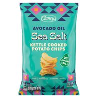 Clancy's Gluten Free Sea Salt Avocado Oil Kettle Cooked Potato Chips, 5 oz 5 oz