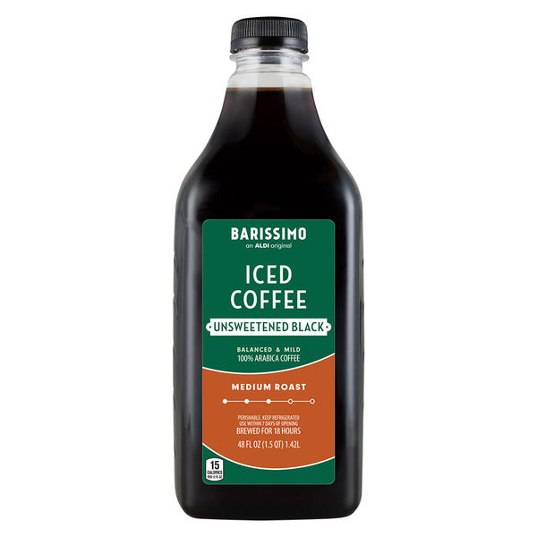 Barissimo Unsweetened Black Medium Roast Iced Coffee 48 fl oz