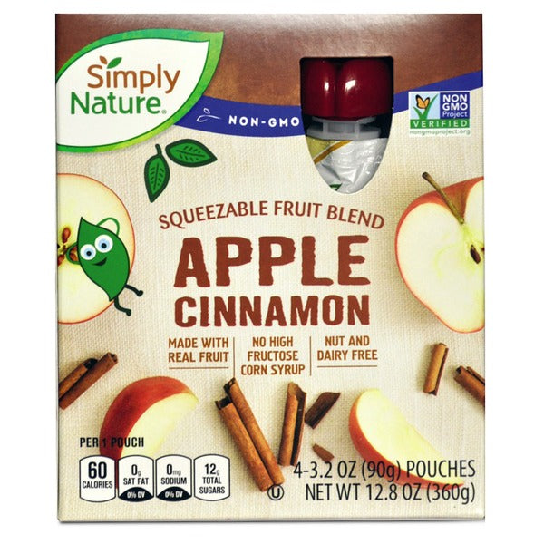 Lunch Buddies Apple Cinnamon Applesauce Squeezies, 12 count 38.4 oz