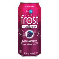 Puraqua Sparkling Frost Caffeine Black Raspberry Flavored Drink 16 fl oz