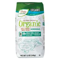 Simply Nature Organic Honduras Medium Roast Whole Bean Coffee 12 oz