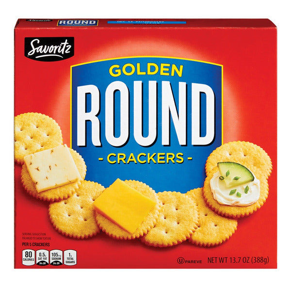 Savoritz Golden Round Crackers 13.7 oz