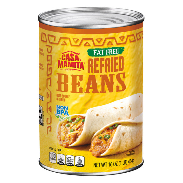 Casa Mamita Fat Free Refried Beans 16 oz