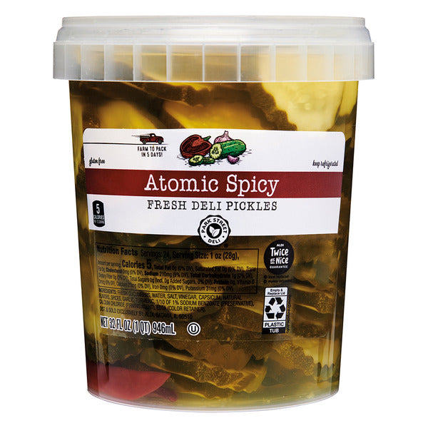Park Street Deli Atomic Spicy Pickles Park Street Deli Atomic Spicy Pickles 32 fl oz
