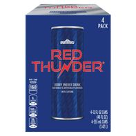 Summit Red Thunder Berry Energy Drink - 4 Pack, 12 fl oz Cans 48