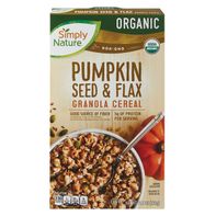 Simply Nature Organic Pumpkin Seed & Flax Granola Cereal 11.5 oz