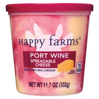 Happy Farms Port Wine Spreadable Cheese Cup 11.7 oz