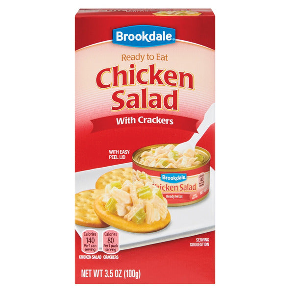 Brookdale Ready to Eat Chicken Salad with Crackers 3.5 oz