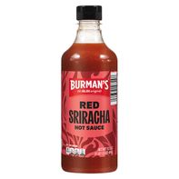 Burman's Red Sriracha Hot Sauce 18 oz