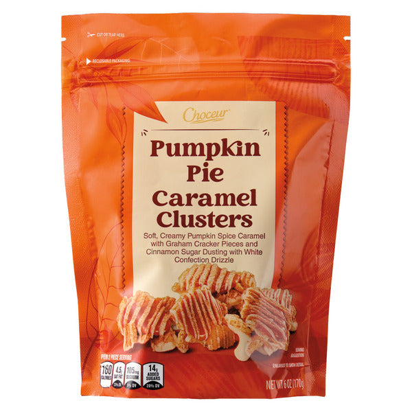 Choceur Pumpkin Pie Caramel Clusters 6 oz