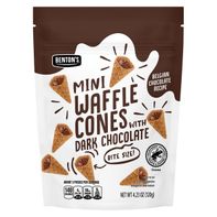 Benton's Mini Waffle Cones with Dark Chocolate 4.23 oz