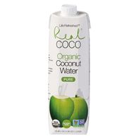 Real Pure Organic Coconut Water 1 L