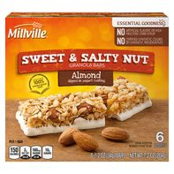 Millville Almond Sweet & Salty Nut Granola Bars - 6 Count 7.2 oz