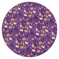 Kirkton House Witch Round Vinyl Tablecloth - 70" 1 each