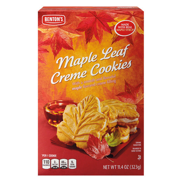 Benton's Maple Leaf Creme Cookies 11.4 oz