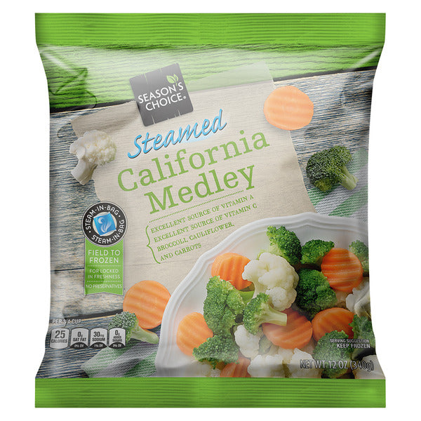 Season's Choice Frozen Steamed California Medley 12 oz