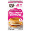 Breakfast Best Egg, Canadian Bacon & American Cheese Muffin Sandwiches - 4 Count 17.6 oz