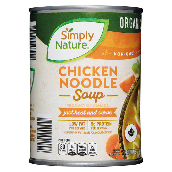 Simply Nature Org Assorted Soup, Chicken Noodle 18.6 oz