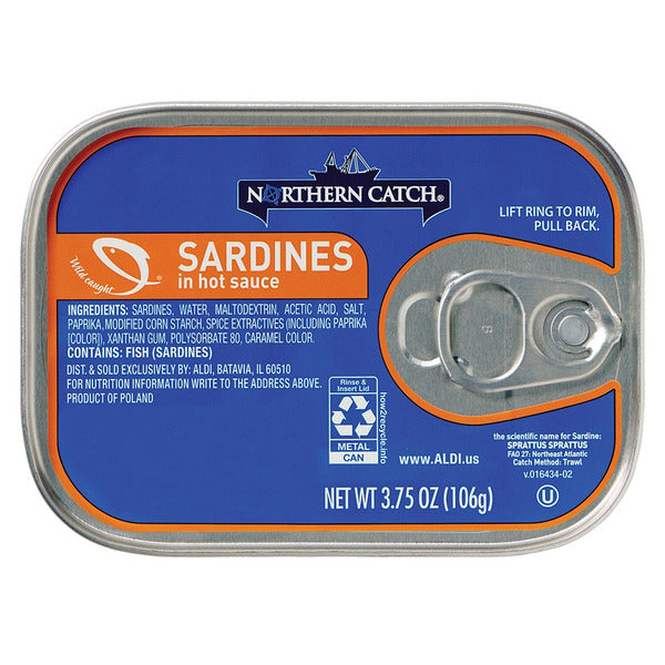 Northern Catch Sardines in Hot Sauce 3.75 oz