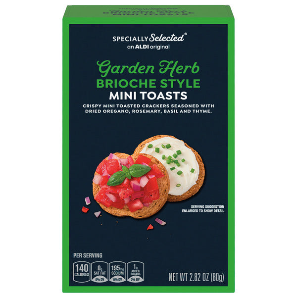 Specially Selected Specially Selected Garden Herb Mini Brioche Toast 2.82 oz