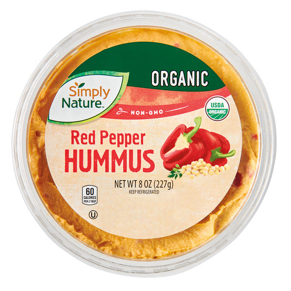 Simply Nature Organic Red Pepper Hummus 8 oz