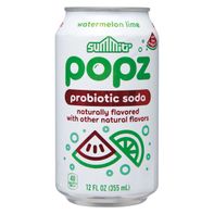 Summit Popz Watermelon Lime Probiotic Soda 12
