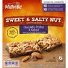 Millville Sweet and Salty Nut Chocolatey Pretzel and Almond Granola Bars, 6 count 7.4 oz