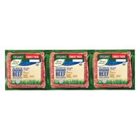 Simply Nature FP 93% Organic GF Ground Beef 4 lb