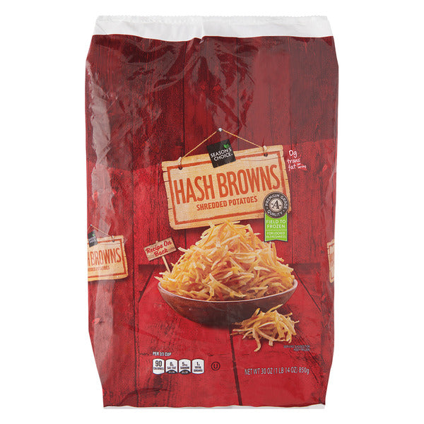 Season's Choice Frozen Shredded Hash Browns 30 oz