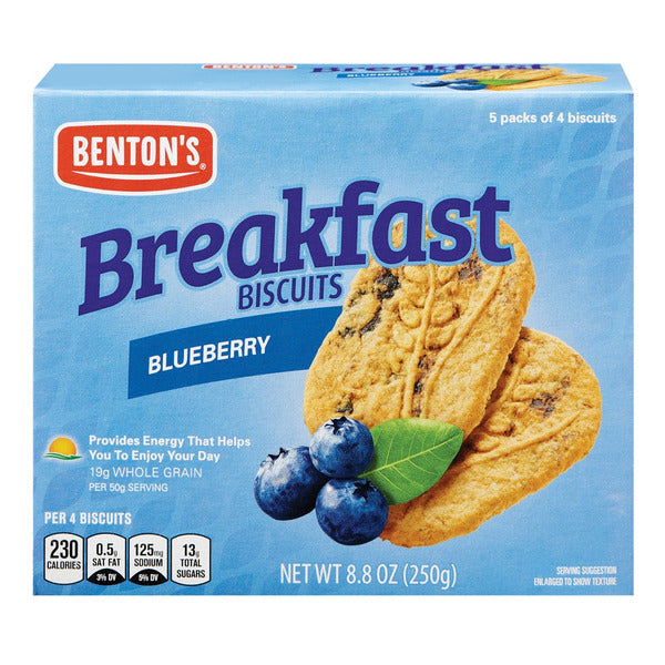 Benton's Blueberry Breakfast Biscuits - 5 Packs 8.8 oz