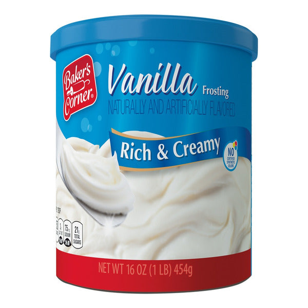 Baker's Corner Vanilla Frosting 16 oz