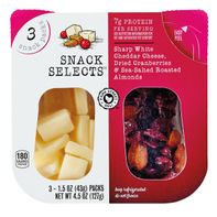 Park Street Deli Sharp White Cheddar, Cranberries & Almonds Snack Selects- 3 Pack Park Street Deli Sharp White Cheddar, Cranberries & Almonds Snack Selects- 3 Pack 4.5 oz